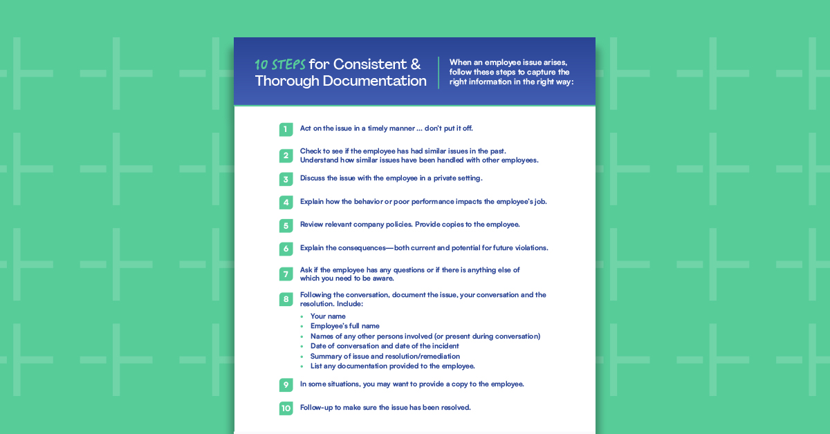 10 Steps for Consistent Documentation Featured Image