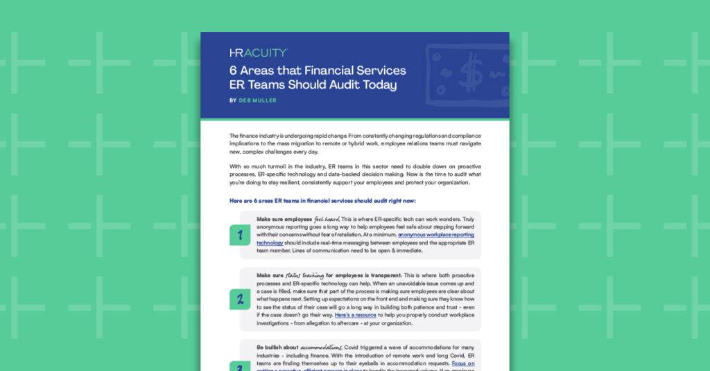 Financial Services Audit Areas Featured Image