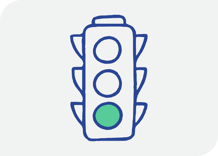 Green Traffic Light Icon