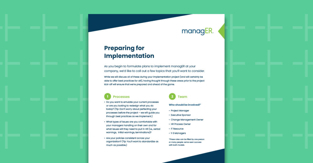 manager Preparing for Implementation Featured Image